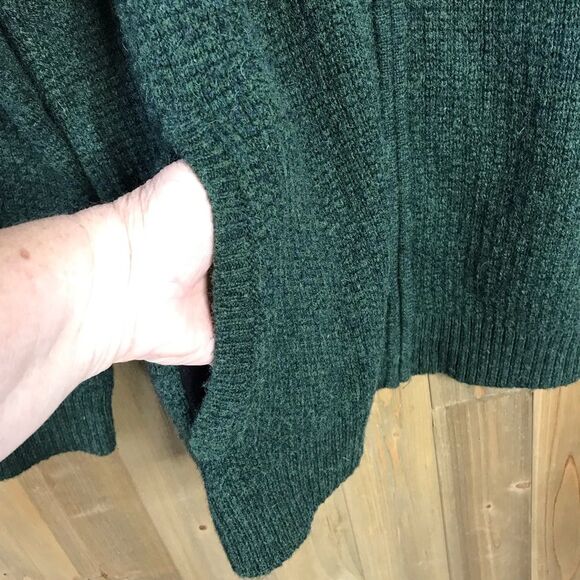 Pendleton Mens Green 100% Shetland Wool Full Zip Sweater Size XL - Picture 9 of 16